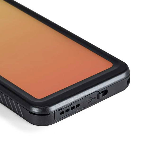 Orange Ombre Galaxy S24 Waterproof Case